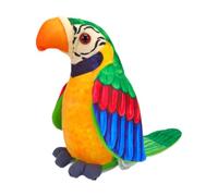 FLCPJGV Jouet en peluche de poupée perroquet électrique simulé, décoration de la maison, apprendre à parler, jouet en peluche interactif, poupée en peluche, Vert