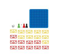 FLCPJGV Labyrinthe Jouet éducatif pour Enfants Chase And Intercept Décoration de Table pour Les Cadeaux de Fête Des Enfants Break Through The Siege Jeu D'éche, 20 Clôtures