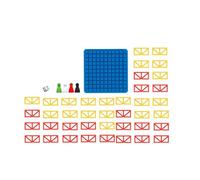 FLCPJGV Labyrinthe Jouet éducatif pour Enfants Chase And Intercept Décoration de Table pour Les Cadeaux de Fête Des Enfants Break Through The Siege Jeu D'éche, 40 Clôtures