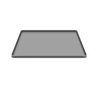 FLCPJGV Mini Tapis de Réfrigérateur En Silicone pour Bac D'égouttage, Fournitures pour La Maison avec Bord surélevé de 0,76 Pouce, Mini Bac D'égouttage pour R, gris, 65x60cm