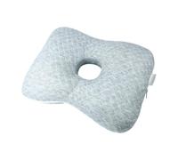 FLCPJGV Oreiller avec Trou pour Les Oreilles, Adapté à L'utilisation D'un Casque Pendant Le Sommeil Latéral, gris