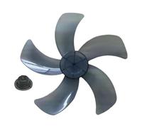 FLCPJGV Pales de Ventilateur Pièce de Rechange Hélice Universelle Accessoire Électrique pour Ventilateur sur Pied Silencieux Adapté pour Le Bureau et La Maiso, Gris