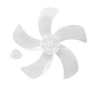 FLCPJGV Pales de Ventilateur Pièce de Rechange Hélice Universelle Accessoire Électrique pour Ventilateur sur Pied Silencieux Adapté pour Le Bureau et La Maiso, Blanc