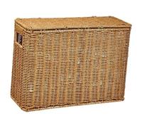 FLCPJGV Panier de Rangement Tressé avec Poignée Couvercle Organisateur Haut Etroit Boîte Polyvalente Matériau PP pour Petites Espaces Convient pour Maison Dre, S