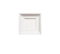 FLCPJGV Panneau Décoratif Plafond Rosace Polyuréthane Densité Élevée Design Classique Installation Simple pour Pièces à Vivre Décoration Murale Espace Nuit, G013