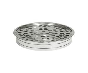 FLCPJGV Plateau de Communion pour Église Acier Inoxydable Plateau Service Communion Porte Coupes Empilable Résistant et Facile à Transporter Adapté Aux Cérémo, 72 Trous