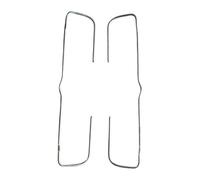 FLCPJGV Poignées Incurvées En Acier Inoxydable pour Bac à Légumes, Pliable, Réversible, Robuste, Réutilisable, Facile à Installer, Ergot En Fer pour Boîte de, A