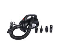 FLCPJGV Pompe Electrique, Gonfleur Dégonfleur, Pompe à Air électrique 650w avec 4 Buses, Pompe à Air électrique Gonfleur d'air pour Bateau Pneumatique Matelas, Bateaux, Lits à Eau