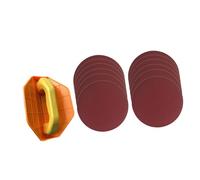 FLCPJGV Ponceuse D'angle pour Cloisons Sèches, Outil de Ponçage à Angle Droit, Poignée Ergonomique pour Le Nettoyage Des Murs, Ponceuse Manuelle Semi-circ, 180 Mailles