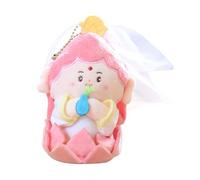 FLCPJGV Porte-clés En Peluche de Dessin Animé Lucky God, Jouet En Peluche, Animal En Peluche, Créatif, Décoratif, Mignon, pour Enfants, Guanyin
