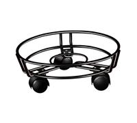 FLCPJGV Porte Plante a roulettes, Plateaux Roulants pour Plantes, Caddie de Pot avec Roue Verrouillable, Chariot de Jardinière Mobile, Supports de Pots de Fleurs à roulettes, 27.5 Cm X 9.5 Cm