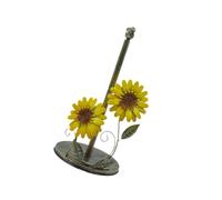 FLCPJGV Porte-serviettes Vertical, Porte-rouleau de Papier Essuie-tout pour L'organisation de La Maison, Jaune