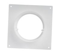 FLCPJGV Raccord de Conduit Bride Droit Couplage Plaque Murale Montage Simple Assemblage Sûr Utilisation Polyvalente Convient pour Ventilation Salle de Ba, Sans Plaque de Soupape