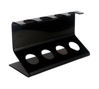 FLCPJGV Range Couvert, Porte-Couverts en Acrylique à 4 Compartiments, Range-Couverts, Porte Ustensiles Organiseurs Rangement, Présentoir pour Cuillères, Fourchettes, Cuisine, Maison, Noir