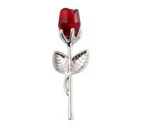 FLCPJGV Rose en Cadeau Inoubliable Bouquet Figurine Ornement Artisanal Fleur Décorative Symbole d'Amour Convient pour Toutes les Occasions Spéciales, Rouge