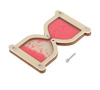 FLCPJGV Sablier En Bois Montessori Busy Board Matériel D'apprentissage Des Compétences de Base Activités D'enseignement Précoce pour Les Enfants D'âge Préscol, ROSE