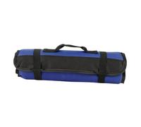 FLCPJGV Sac à Couteaux de Chef, étui à Outils pour Couteaux de Chef, Porte-Couverts Enroulable en Tissu Oxford Portable à Plusieurs Fentes, Support de Pochett, Bleu