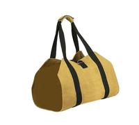 FLCPJGV Sac de Transport Bois de Chauffage, Sac de Transport de Bois avec Poignées, Sac à Bûche Cheminée, Sac à Main pour Voyage, Barbecue, Pêche, Camping, Jaune