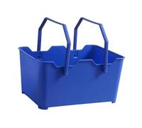 FLCPJGV Seau à Glace Bac à Boisson Porte-bouteilles pour Champagne Vin Bière Panier Spacieux Poignée Renforcée Matériau Pp Adapté Au Bar Déplacement Organisat, Bleu