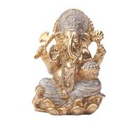 FLCPJGV Statuette de en résine, objet de collection décoratif représentant le dieu éléphant, figurine idéale pour la décoration du salon, de la maison