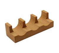 FLCPJGV Support à Tacos en Bois, Porte Tacos, Sushi Taco Holder Taco Display Stand Rack Sushi Pour La Fête, une Utilisation au Restaurant et à la Maison, 3 Emplacements