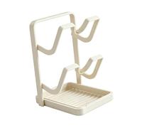 FLCPJGV Support Couvercle Casserole Organisateur Multirange Porte-spatule Rangement Cuillère Acier Carbone Compact Convient Appartement Cuisine Dortoir Restau, 18 Cm X 14 Cm X 22