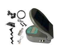 FLCPJGV Système de brumisation Solaire pour Reptiles, Dispositif Automatique pour habitats, Gris