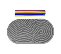 FLCPJGV Tableau Interactif Sensoriel pour Enfants, Jeu éducatif pour Développer Les Compétences Pratiques Des Petits, Tableau D'activités Ludique, gris