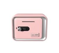 FLCPJGV Tirelire pour Enfants Banque Automatisée Jouet pour Économies Boîte à sous Sécurisée avec Mot de Passe Personnel Adapté Aux Cadeaux Origi, Rose