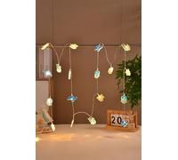 FLCSIed Guirlande lumineuse décorative en acrylique sur le thème des animaux, fonctionne avec piles, 20 LED, 2 m, pour vacances, camping, sirène, mariage (animaux marins)