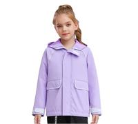 Fldy Pantalon Doudoune Enfant Femme Homme Manteau Imperméable Antivent Imperméable Pour Sortie Randonnée Lavande 11-12 ans