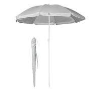 Fleau Goods Parasol de plage - Réglable - Protection UV - Résistant à l'eau - à mât - de jardin (avec sac de transport)