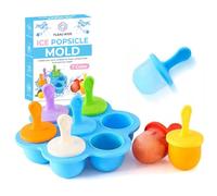 Fleau Moule à Glace Silicone - Formes Popsicle - 7 Pièces - Sans BPA