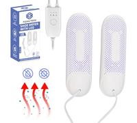 Fleau Sèche-chaussures intelligent Fonction ozone/séchage/fonction UV - Désodorisant pour chaussures - Absorbeur d'odeurs - Boules parfumées et brosse à chaussures (Chauffe-bottes avec fonction UV)