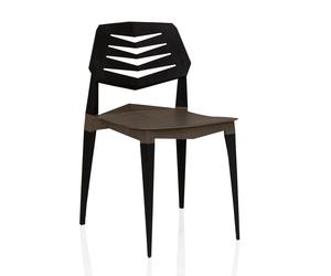 Flecharo - Chaise d'extérieur Marron/Noir