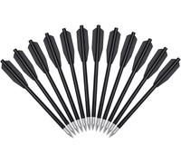 Flèche Arbalète Pistolet En Plastique Pour Cible De Fleche Arbalete De 50 Lb/80 Lb,6.3"" Boulons D'arbalète Pour Pratiquer La Cible De Tir Et La Chasse Au Petit Gibier (12/36pcs).[B1642]