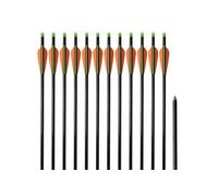 Flèche d arc à poulies standard 12pcs 30 0,8 cm fibre de verre Multicolore G