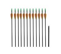 Flèche d arc recourbé 12 pcs 30 0,6 cm fibre de verre