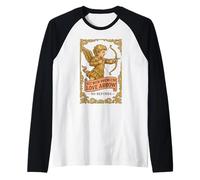 Flèche d'amour de Luxe Fantaisie et fantaisiste Cupidon Saint-Valentin Manche Raglan