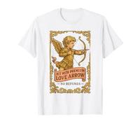 Flèche d'amour de Luxe Fantaisie et fantaisiste Cupidon Saint-Valentin T-Shirt