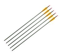 Flèche en aluminium 30" 9,2 mm - ensemble 5 pcs. Green - Poe Lang