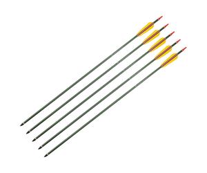 Flèche en aluminium 30" 9,2 mm - ensemble 5 pcs. Green - Poe Lang