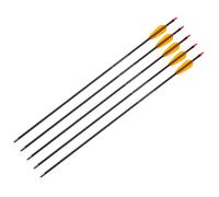 Flèche en fibre de verre 26" Noire Poe Lang - ensemble 5 pcs.
