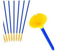 Flèches à Ventouse 10 pièces flèches en Plastique pour Enfants 18, 5 Pouces Ensemble de tir à l'arc Jouets Jouet d'entraînement de Remplacement pour Enfants Ensemble tir l'arc Adulte Jouet