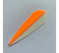 Flèches de 3 pouces en forme de goutte,36 pièces,accessoires de tir à l'arc pour la chasse - Type 12White 24orange