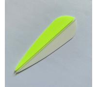 Flèches de 3 pouces en forme de goutte,36 pièces,accessoires de tir à l'arc pour la chasse - Type 12White 24 yellow-2