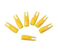 Flèches de tir à l'arc en bambou,24 pièces,5/16 OD 8mm,adaptées au diamètre 7mm,accessoires de tir en plein air - Type YELLOW