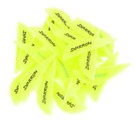 Flèches de tir à l'arc en caoutchouc de 2 pouces,accessoires de chasse en plein air,50/100 pièces - Type Yellow 100pcs