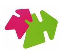 Flèches en carton - AGIPA - Paquet de 25 - 780g - Fluo - 24 x 32 cm