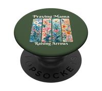 Flèches en Train de Prier avec Inscription « Praying Mama » PopSockets PopGrip Adhésif